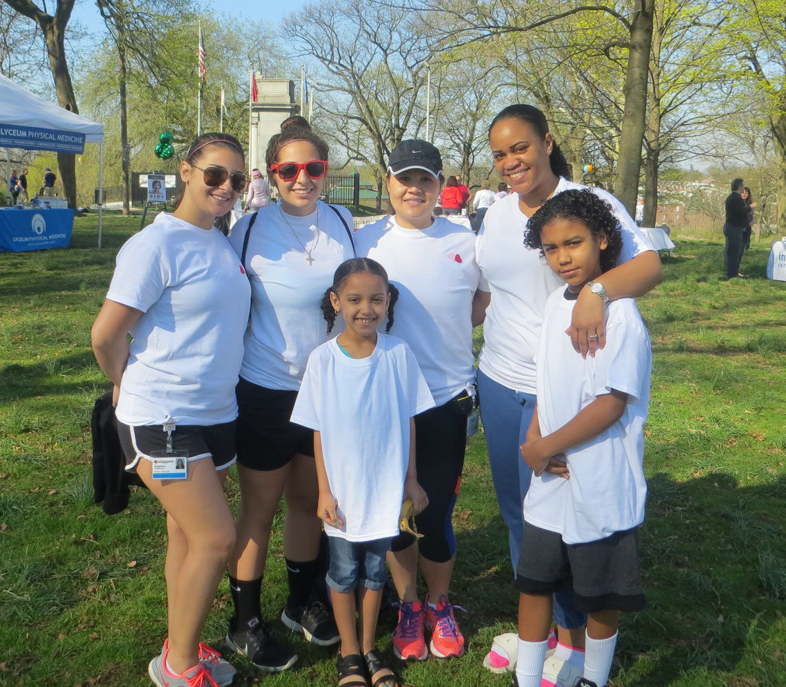 Photo: HeartChase Roxborough participants at Gorgas Park